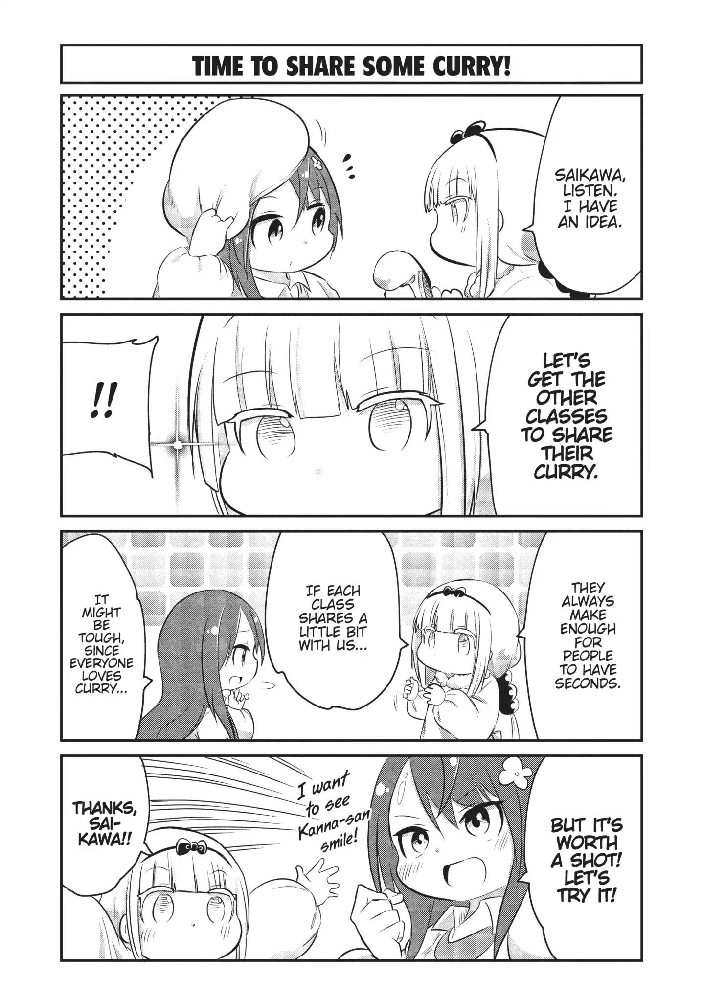 Kobayashi-San Chi No Maid Dragon: Kanna No Nichijou - Vol.6 Chapter 56: Time For School Lunch