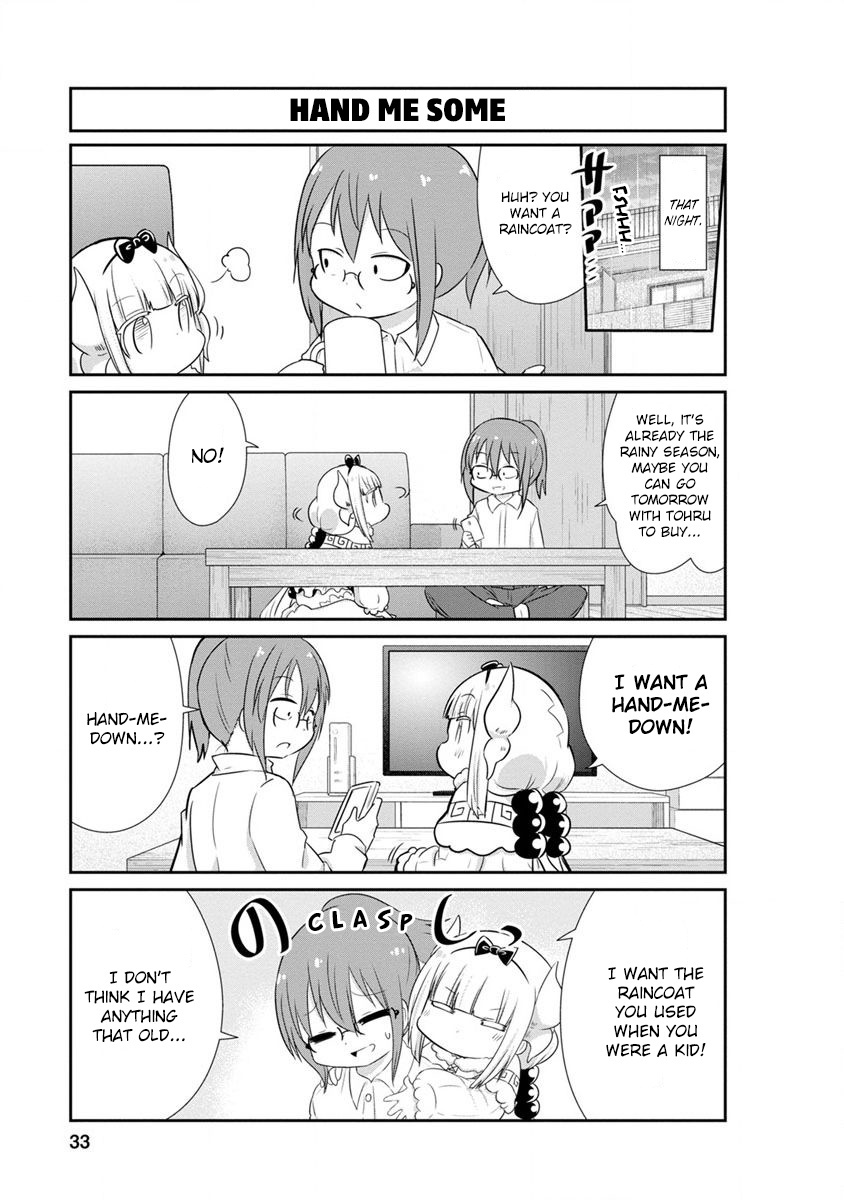 Kobayashi-San Chi No Maid Dragon: Kanna No Nichijou - Vol.7 Chapter 63: Raincoats Time