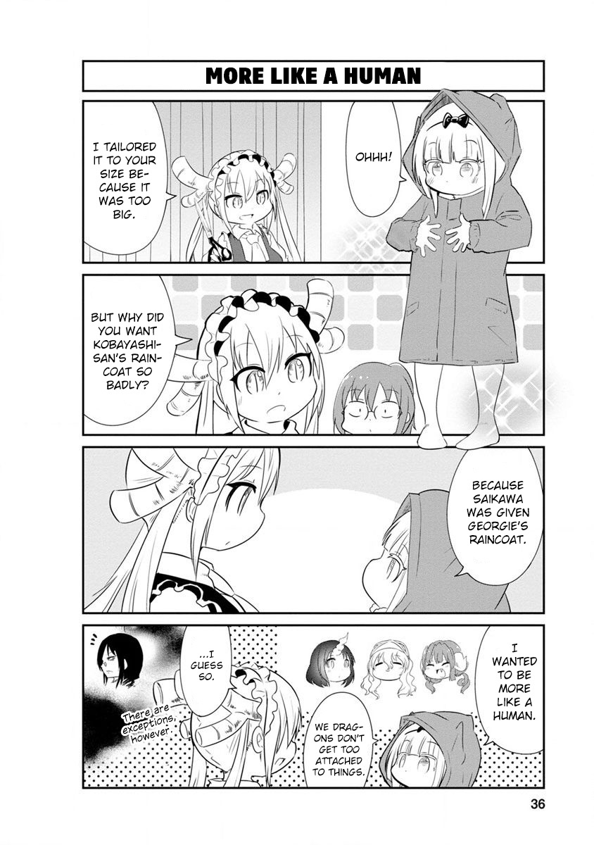 Kobayashi-San Chi No Maid Dragon: Kanna No Nichijou - Vol.7 Chapter 63: Raincoats Time