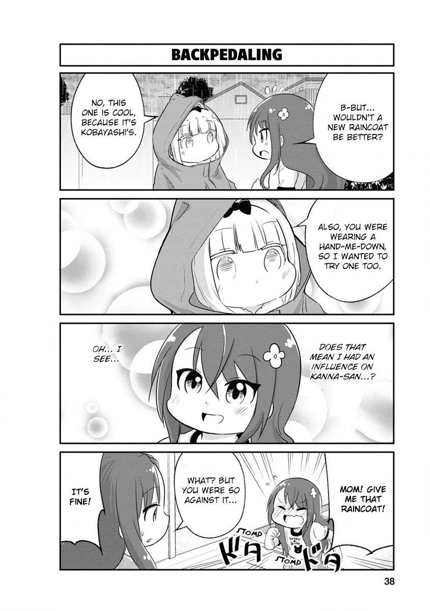 Kobayashi-San Chi No Maid Dragon: Kanna No Nichijou - Vol.7 Chapter 63: Raincoats Time