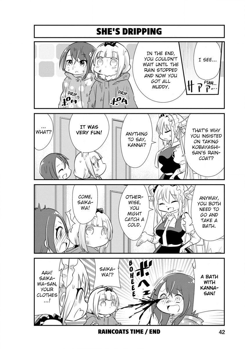 Kobayashi-San Chi No Maid Dragon: Kanna No Nichijou - Vol.7 Chapter 63: Raincoats Time