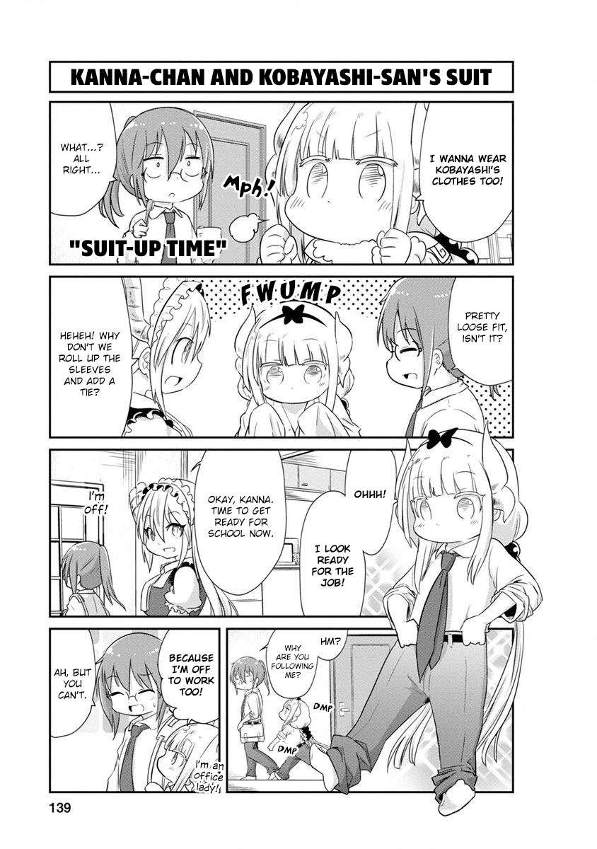 Kobayashi-San Chi No Maid Dragon: Kanna No Nichijou - Vol.7 Chapter 70.5: Suit-Up Time