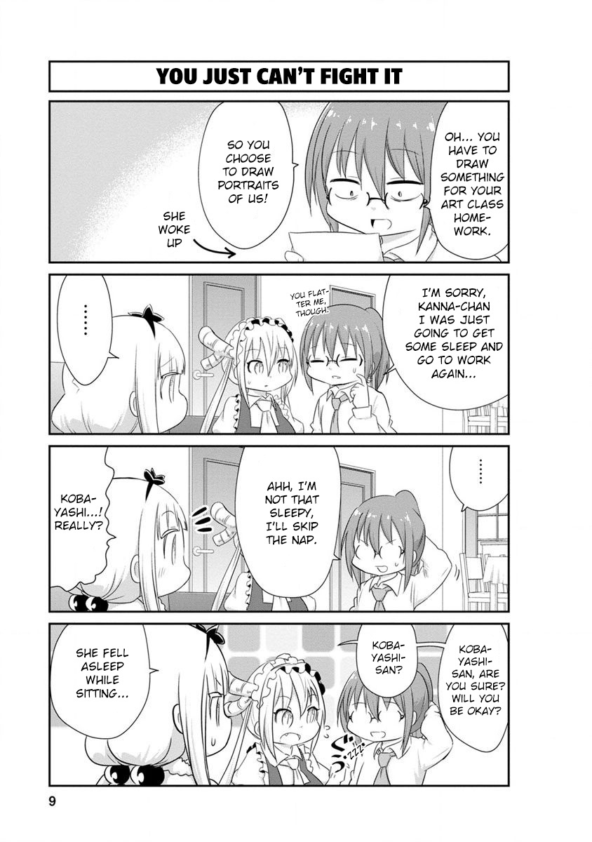 Kobayashi-San Chi No Maid Dragon: Kanna No Nichijou - Vol.7 Chapter 61: Drawing Time