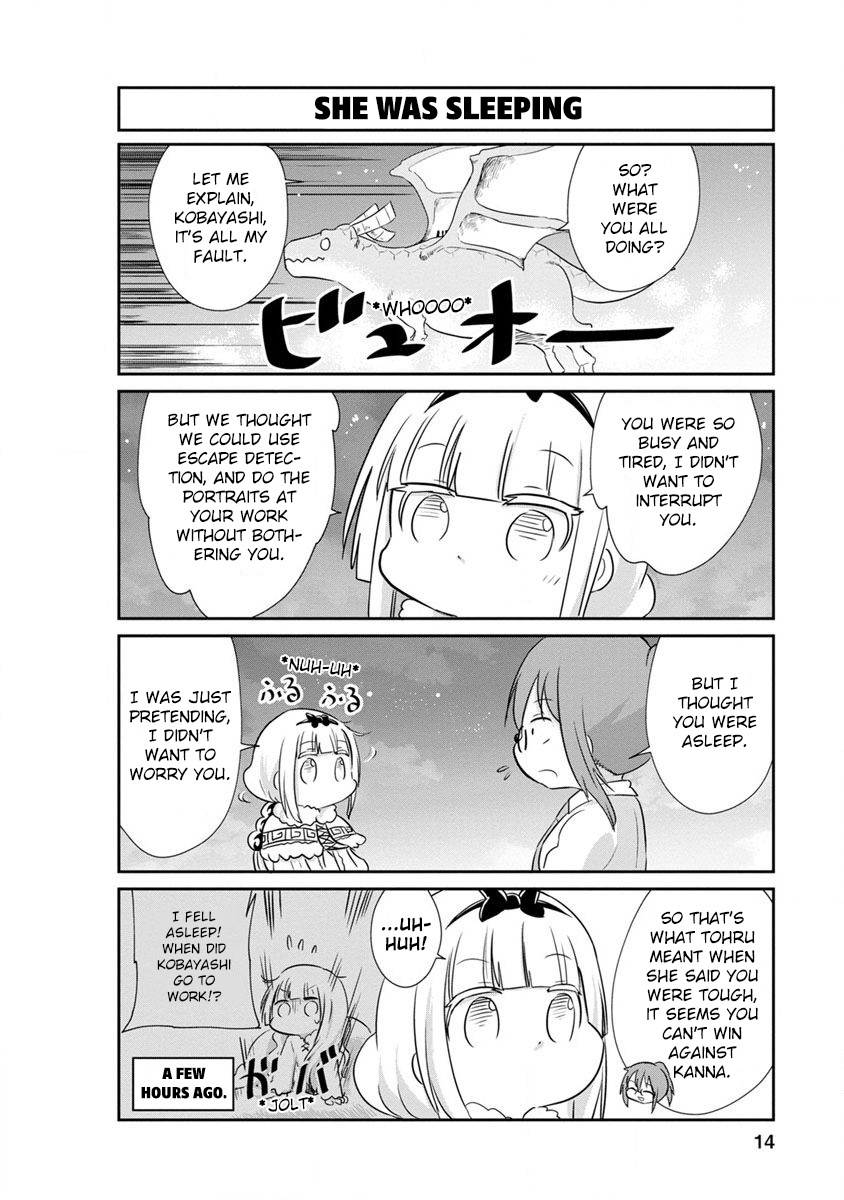 Kobayashi-San Chi No Maid Dragon: Kanna No Nichijou - Vol.7 Chapter 61: Drawing Time