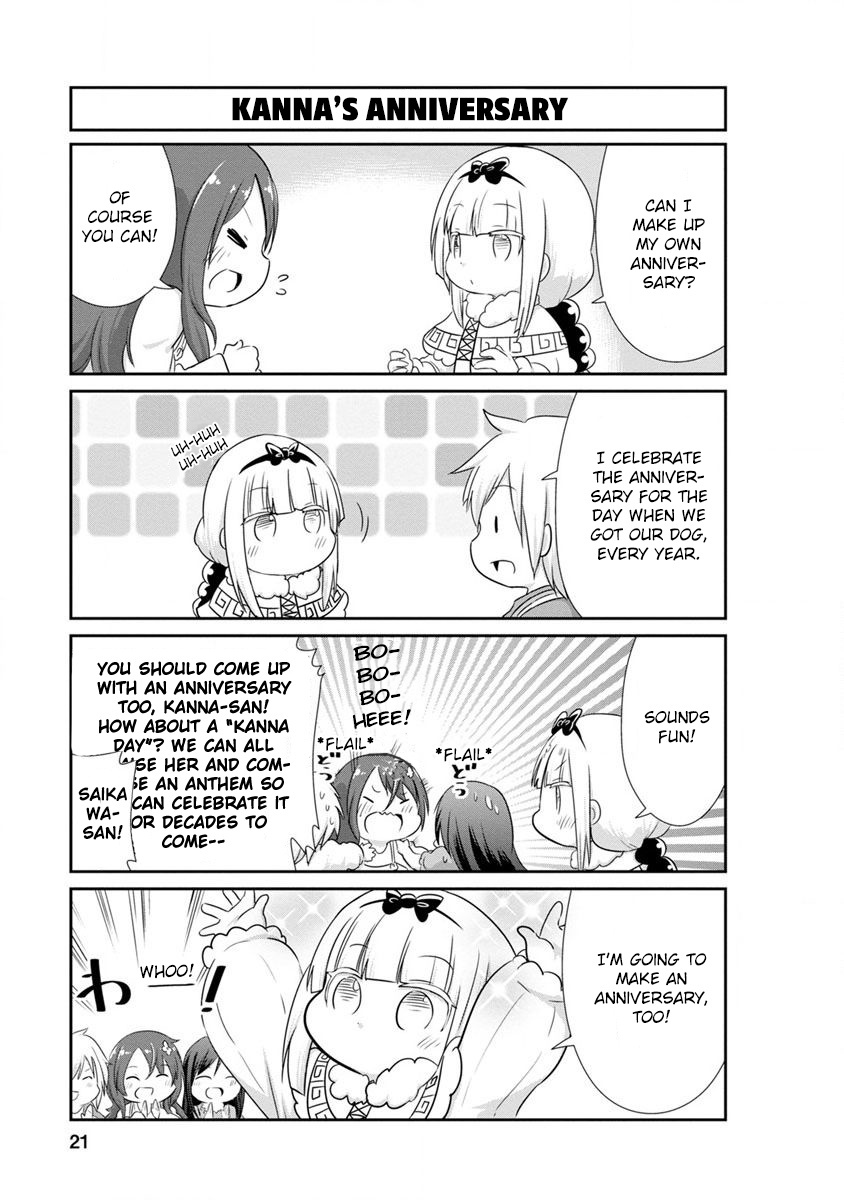 Kobayashi-San Chi No Maid Dragon: Kanna No Nichijou - Vol.7 Chapter 62: Anniversary Time