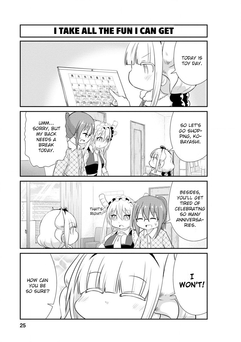 Kobayashi-San Chi No Maid Dragon: Kanna No Nichijou - Vol.7 Chapter 62: Anniversary Time