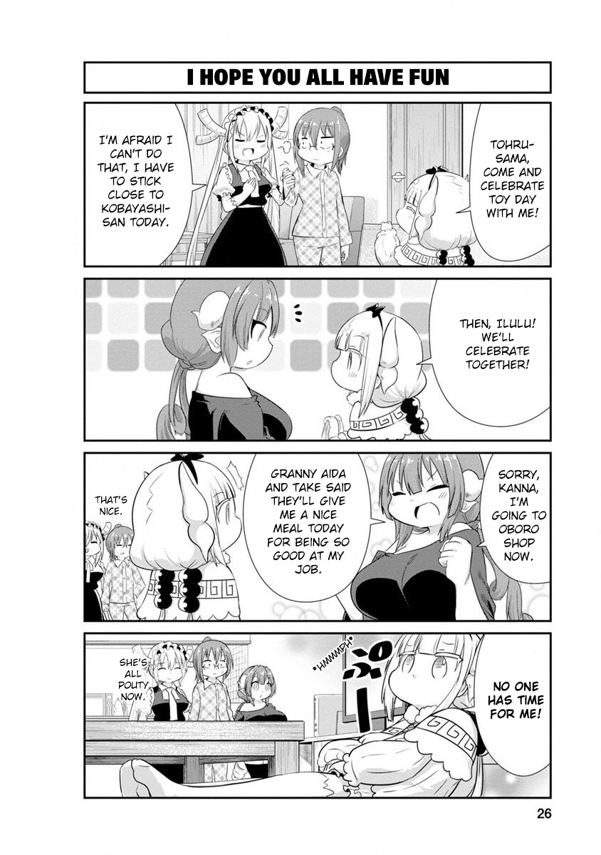 Kobayashi-San Chi No Maid Dragon: Kanna No Nichijou - Vol.7 Chapter 62: Anniversary Time