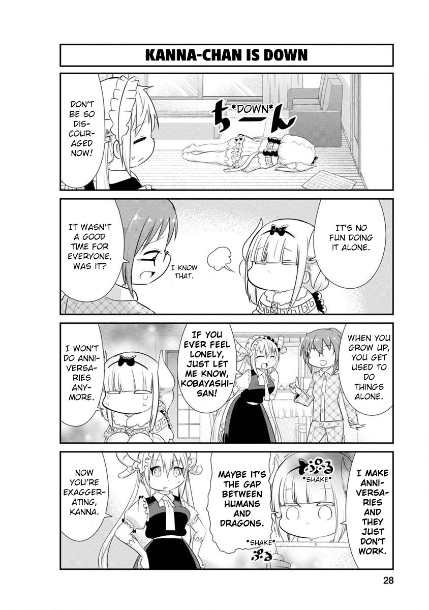 Kobayashi-San Chi No Maid Dragon: Kanna No Nichijou - Vol.7 Chapter 62: Anniversary Time