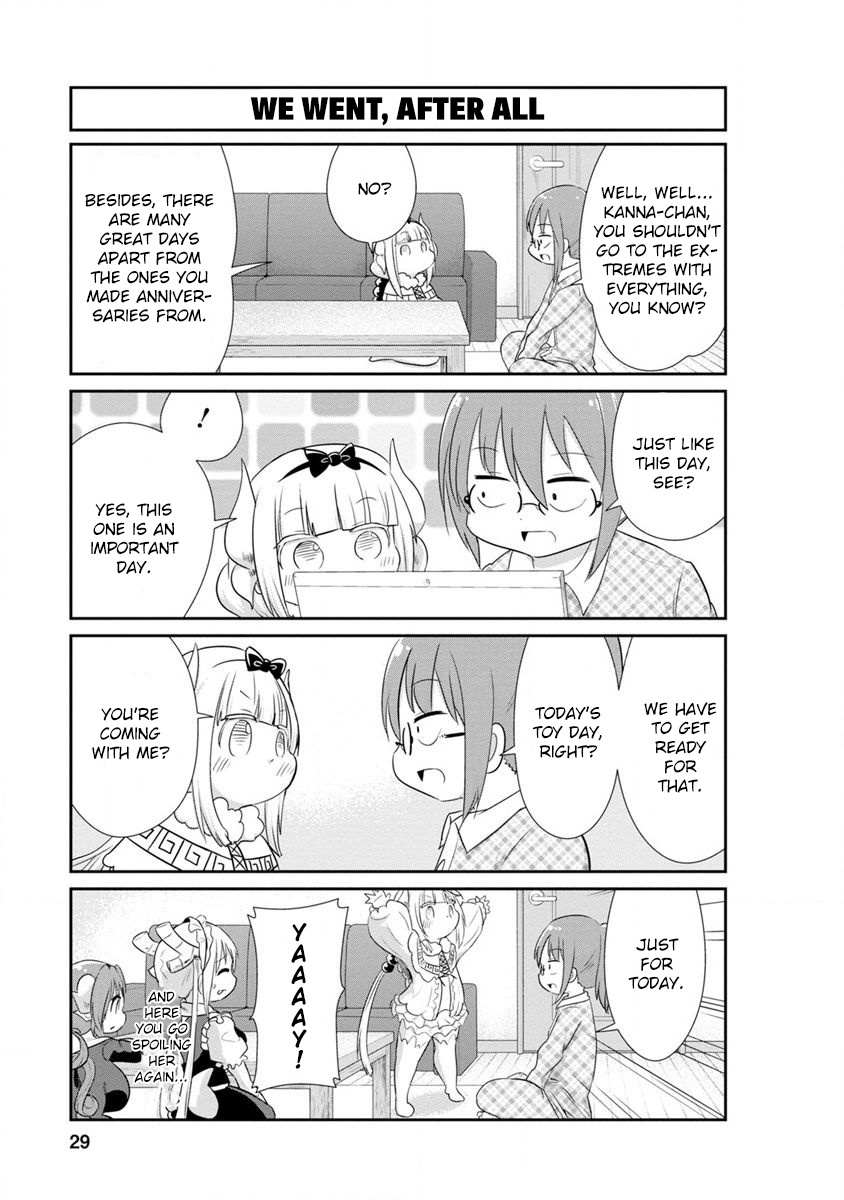 Kobayashi-San Chi No Maid Dragon: Kanna No Nichijou - Vol.7 Chapter 62: Anniversary Time