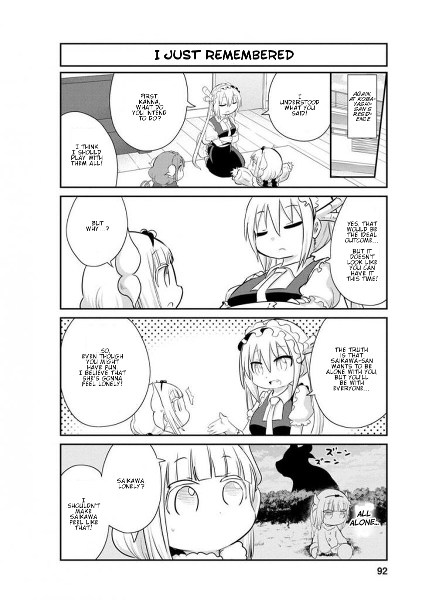 Kobayashi-San Chi No Maid Dragon: Kanna No Nichijou - Chapter 37