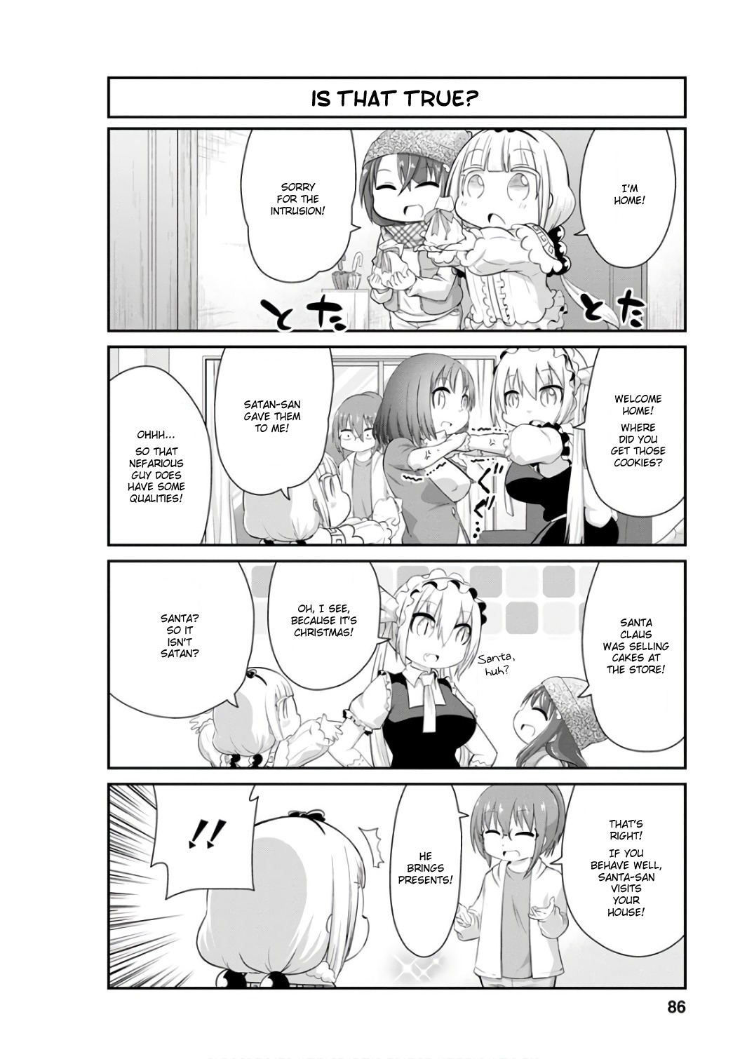 Kobayashi-San Chi No Maid Dragon: Kanna No Nichijou - Chapter 47: Christmas Time