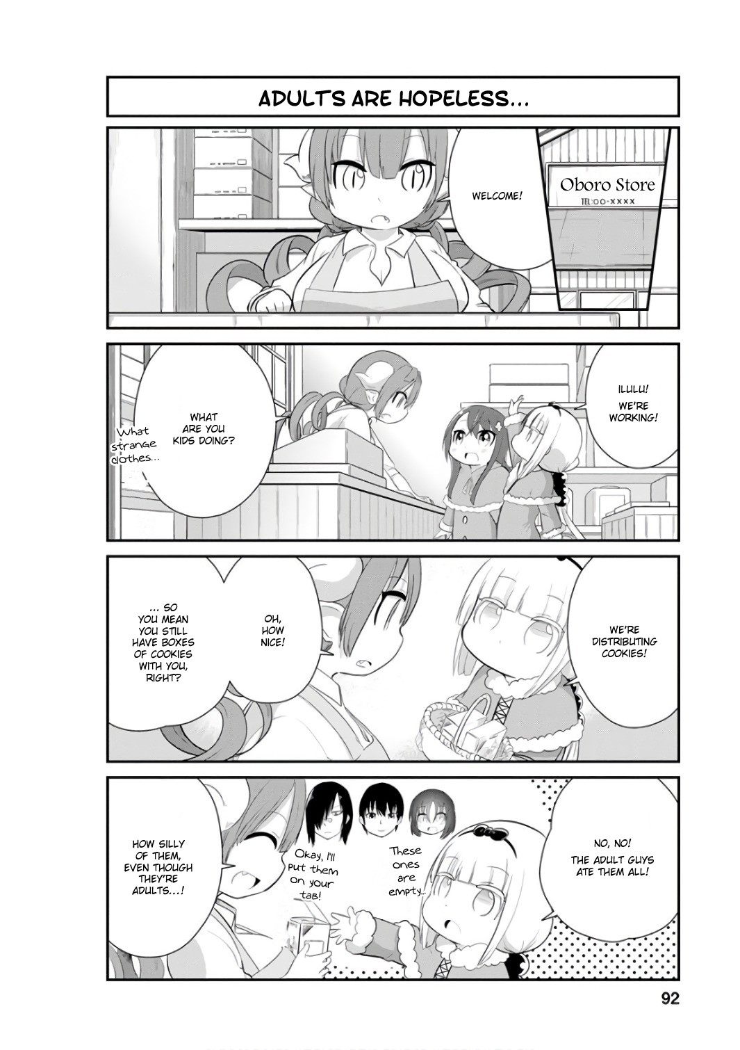 Kobayashi-San Chi No Maid Dragon: Kanna No Nichijou - Chapter 47: Christmas Time