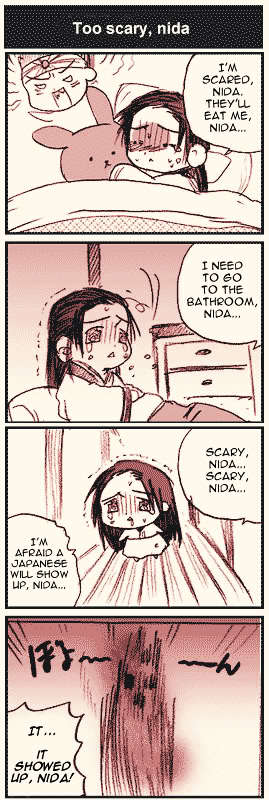 Moekan - Chapter 1 : Strip#1: Too Scary, Nida