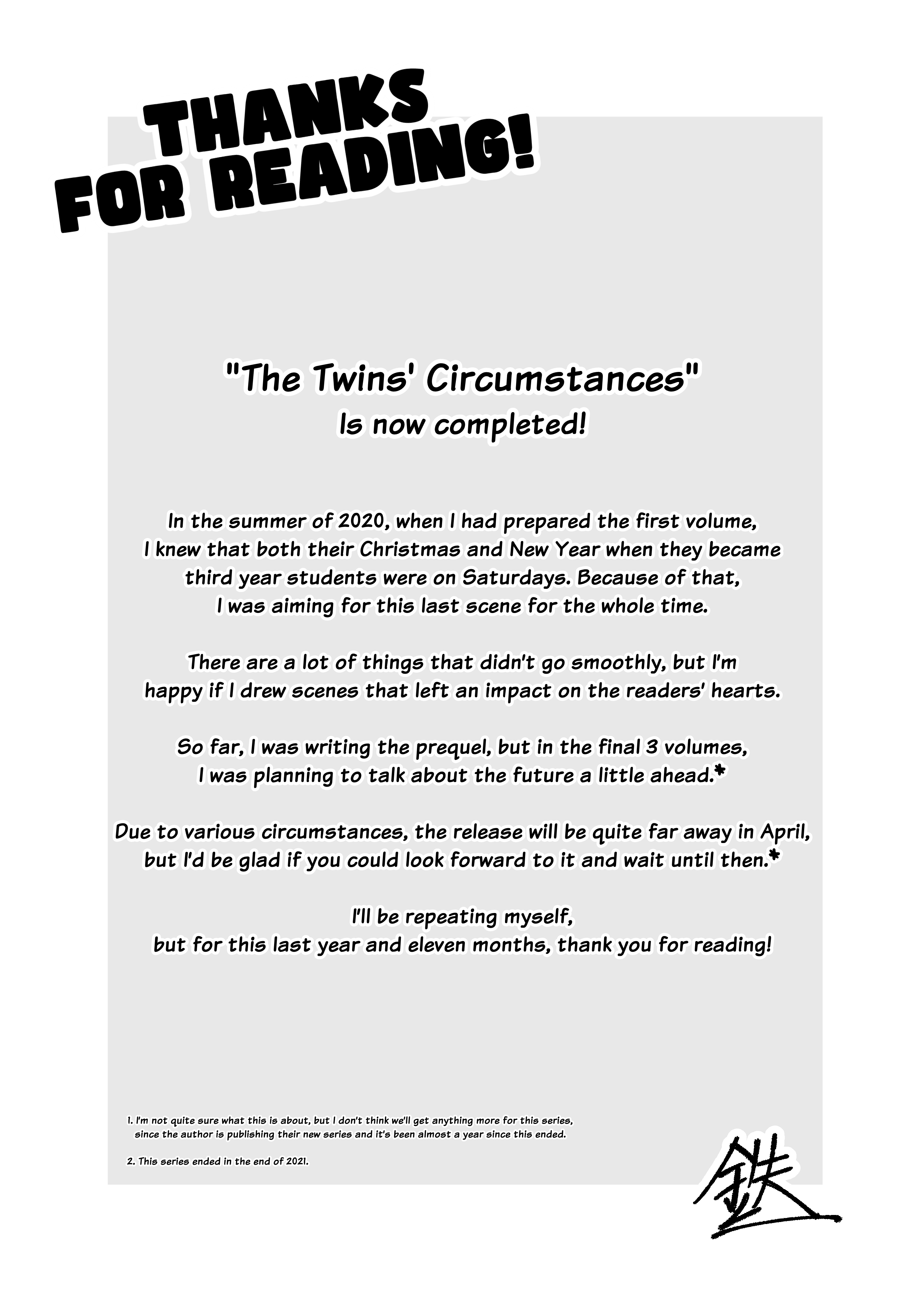 The Twins' Circumstances - Vol.3 Chapter 93.5: First Date