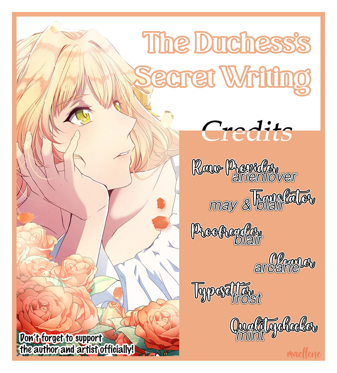 The Duchess' Secret Writing - Chapter 2