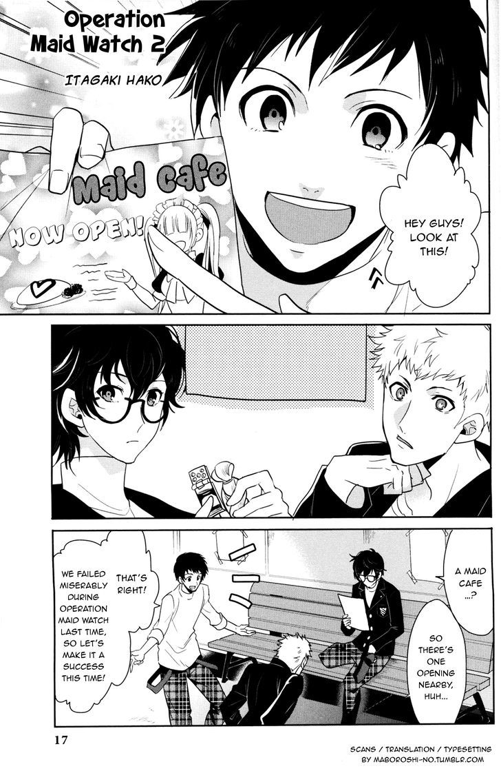 Persona 5 Comic Anthology - Chapter 2 : Operation Maid Watch 2