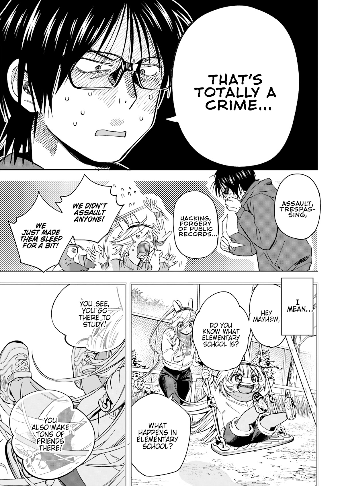 Jinrui O Metsubou Sasete Wa Ikemasen - Chapter 30: That's Totally A Crime