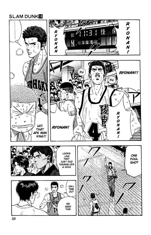 Slam Dunk - Vol.18 Chapter 155 : Howl Of An Ape