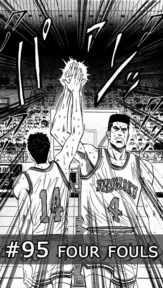 Slam Dunk - Vol.11 Chapter 95 : 4 Fouls