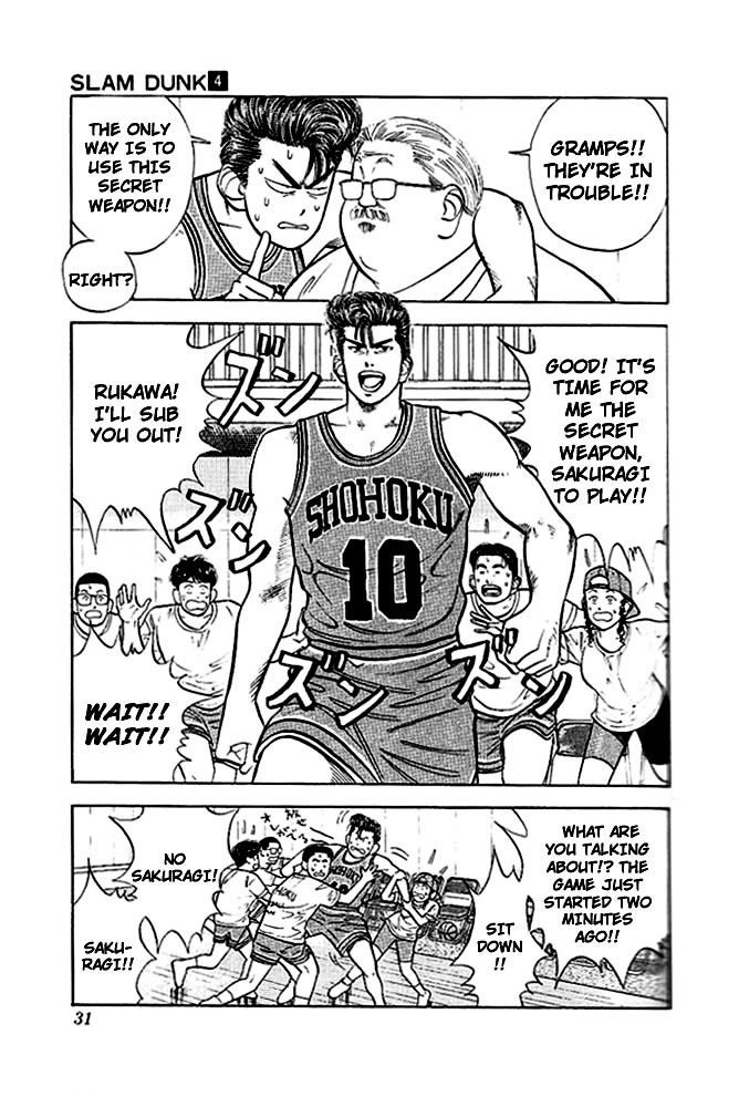 Slam Dunk - Vol.4 Chapter 28 : The Fiery Of Ryonan