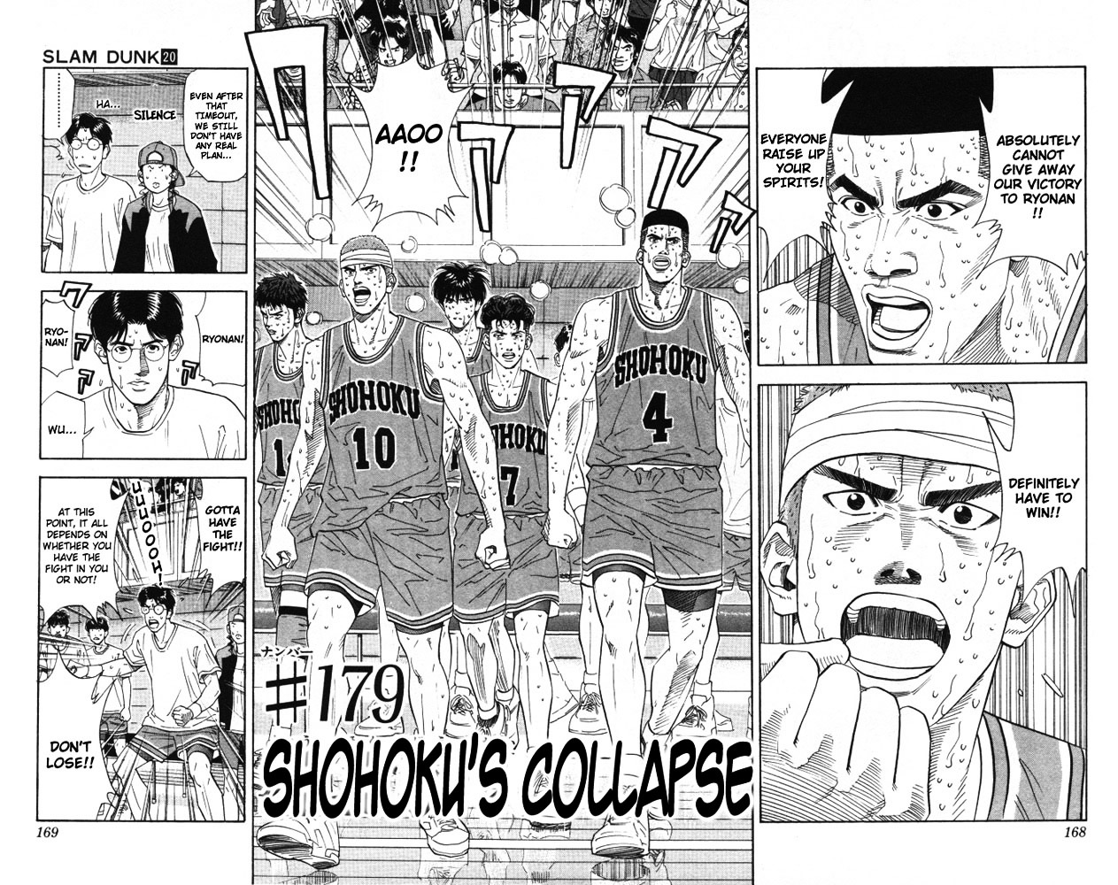 Slam Dunk - Vol.20 Chapter 179 : Shohoku S On Collapse