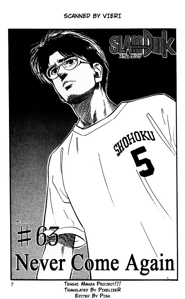 Slam Dunk - Vol.8 Chapter 63 : Never Come Again