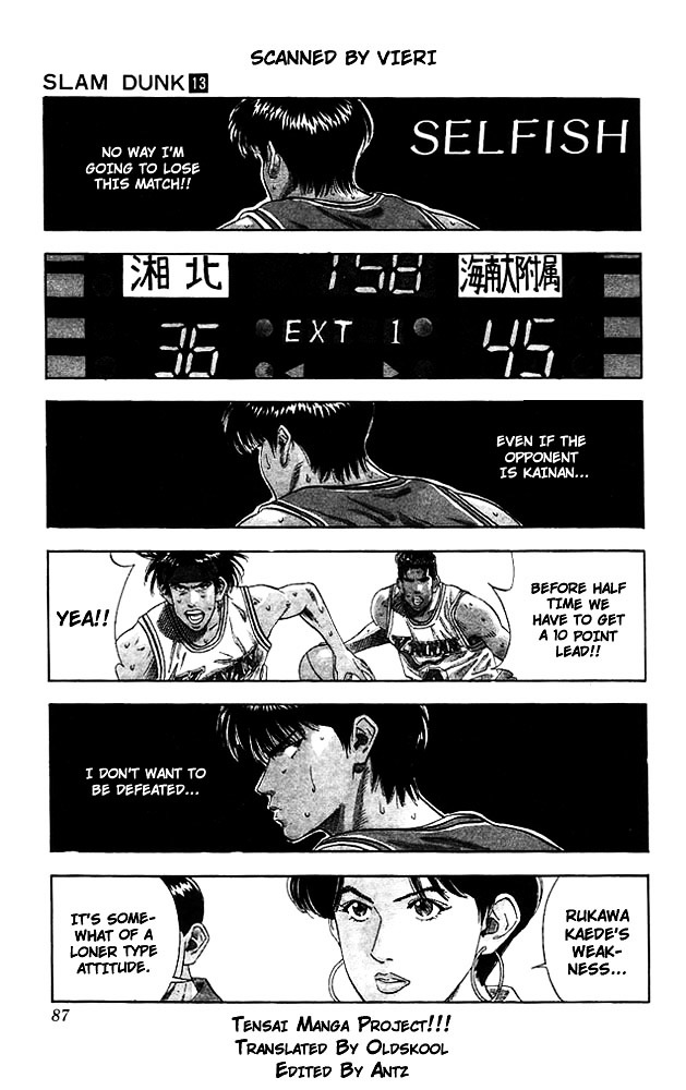 Slam Dunk - Vol.13 Chapter 112 : Selfish