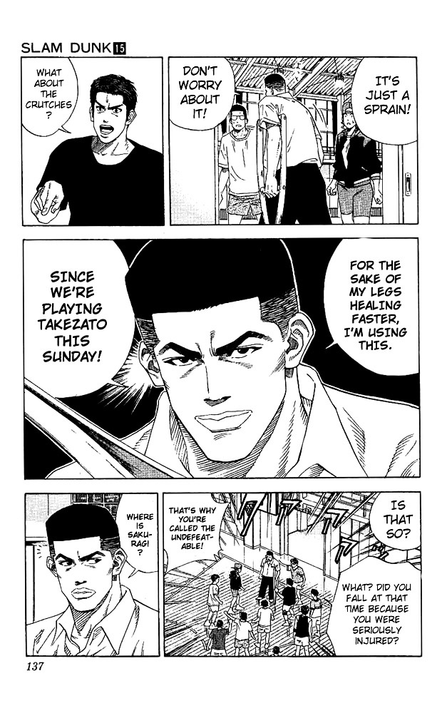 Slam Dunk - Vol.15 Chapter 132 : The Need To Climb Steep Cliffs