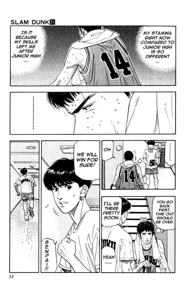 Slam Dunk - Vol.21 Chapter 180 : Mitsui S Regret