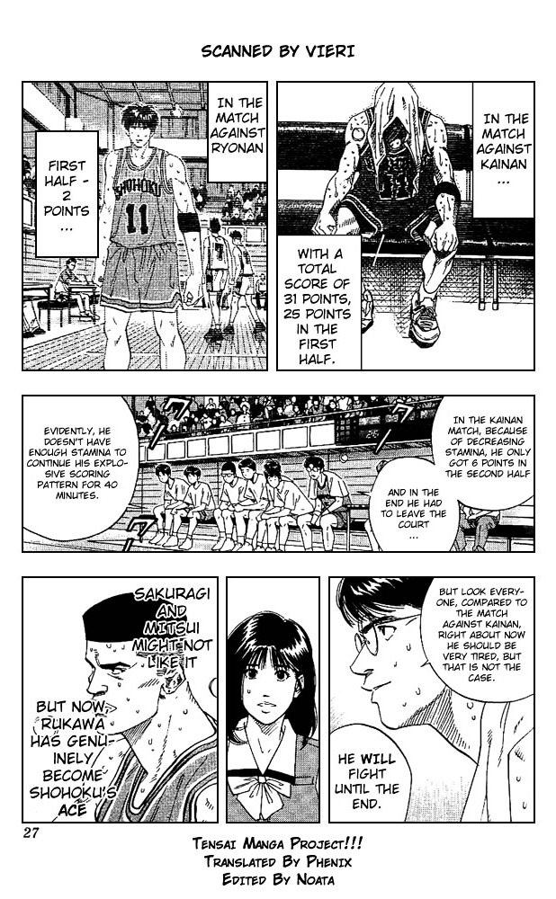 Slam Dunk - Vol.19 Chapter 163 : The Disappointing First Half