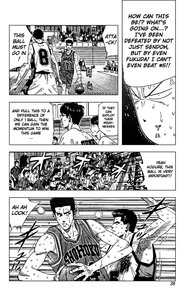 Slam Dunk - Vol.19 Chapter 163 : The Disappointing First Half