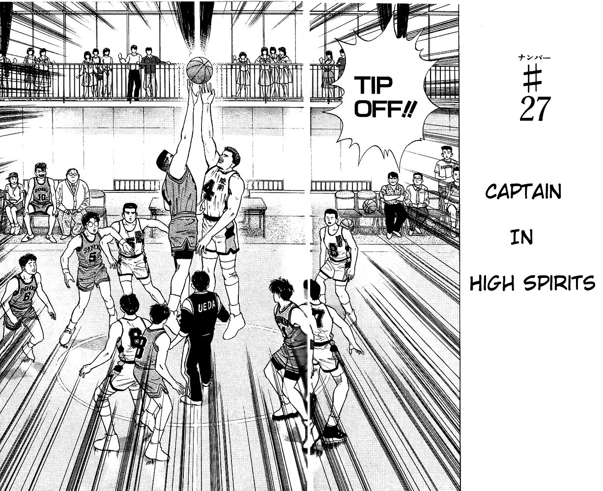 Slam Dunk - Vol.4 Chapter 27 : Captain In High Spirits