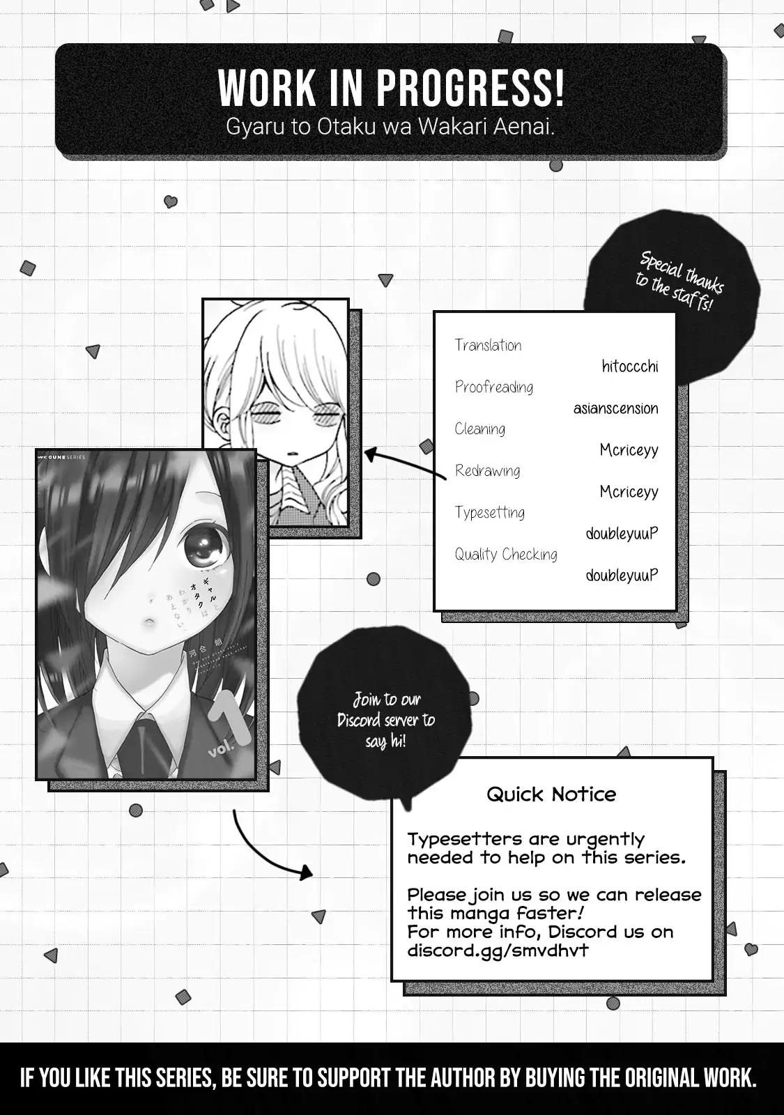 Gal And Otaku Can't Understand Each Other - Chapter 10