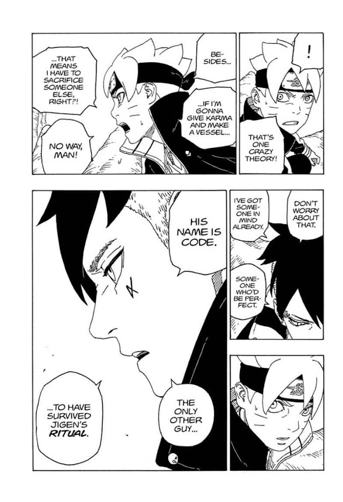 Boruto: Naruto Next Generations - Chapter 56 : Number 56: Code