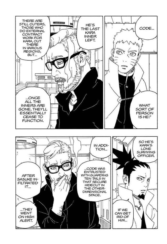 Boruto: Naruto Next Generations - Chapter 56 : Number 56: Code