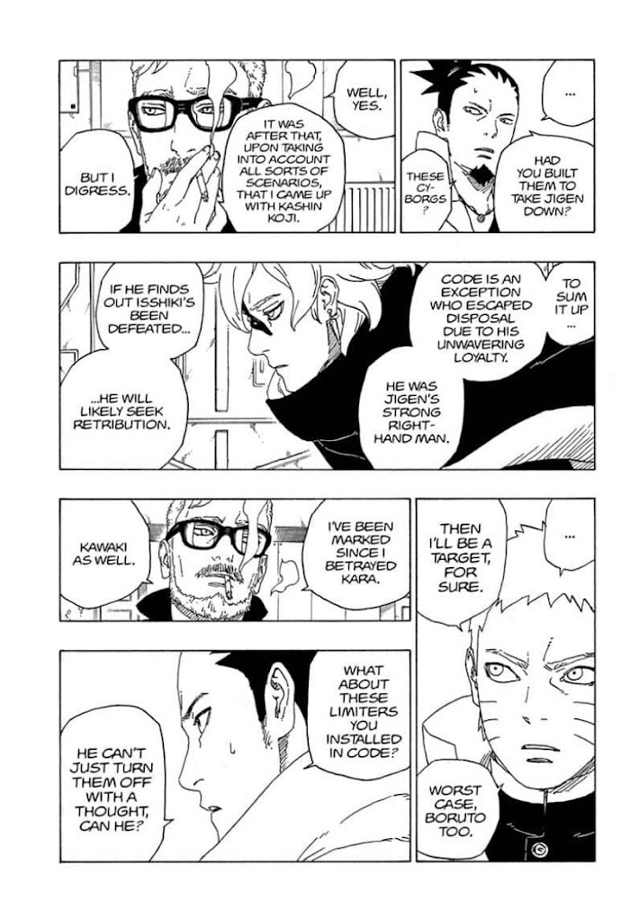 Boruto: Naruto Next Generations - Chapter 56 : Number 56: Code