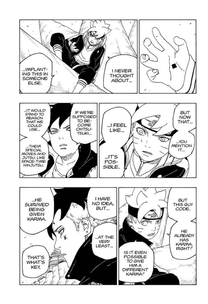 Boruto: Naruto Next Generations - Chapter 56 : Number 56: Code