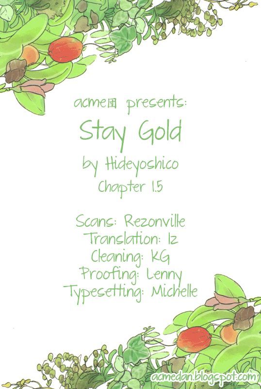 Stay Gold (Hideyoshico) - Vol.1 Chapter 1.5