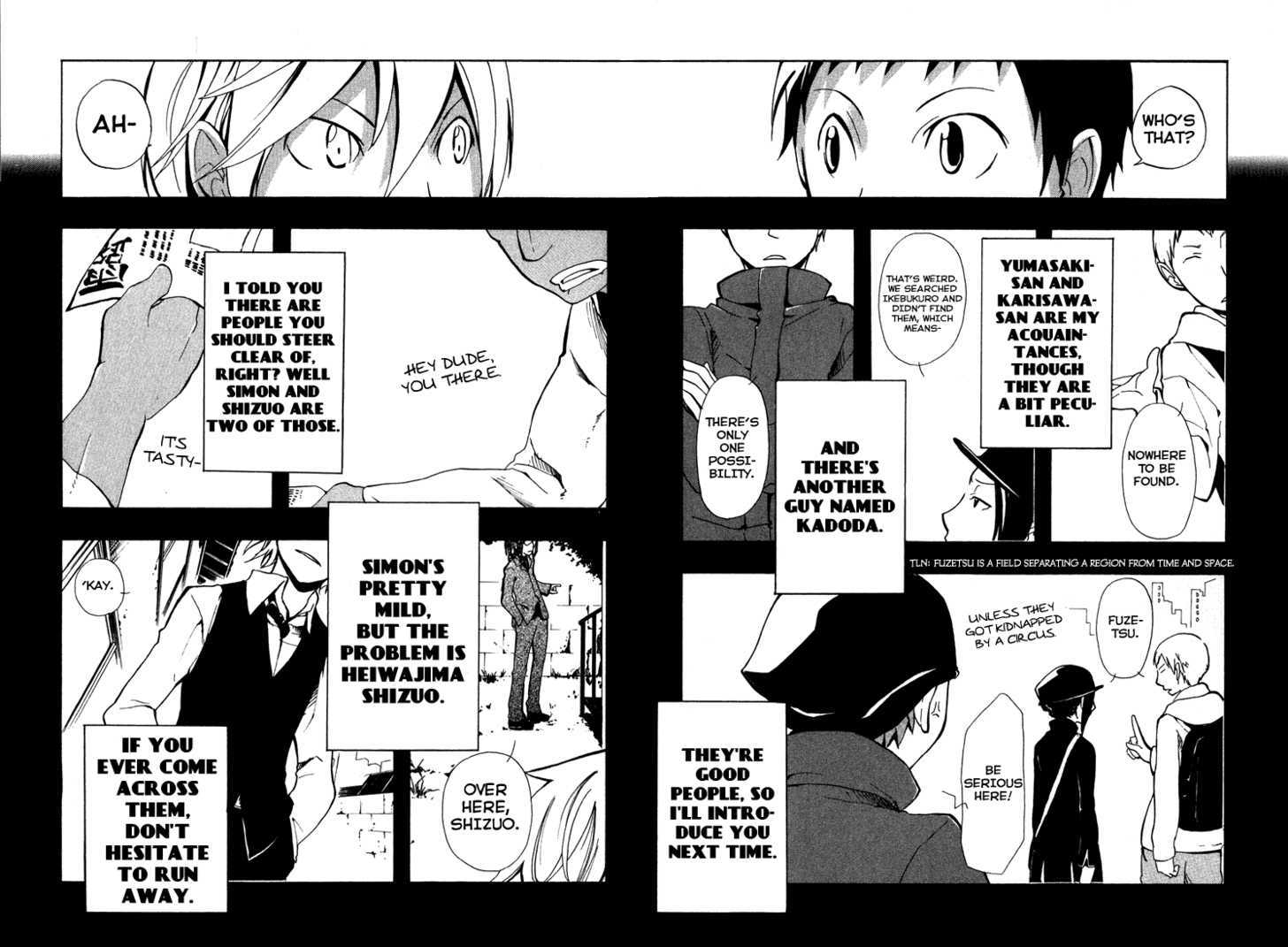 Durarara!! - Vol.1 Chapter 1 : Wa!!