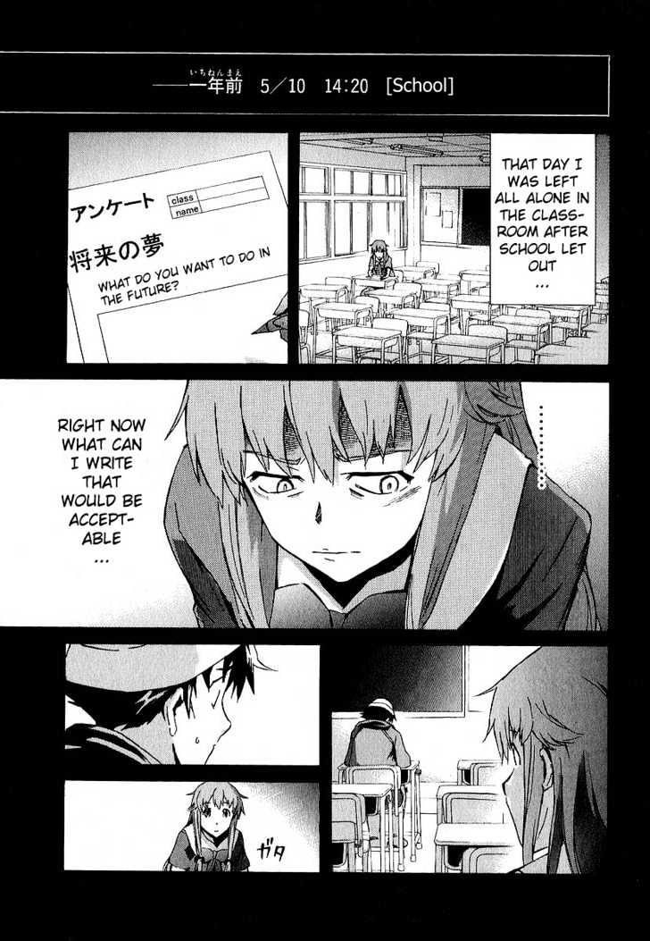 Mirai Nikki - Vol.2 Chapter 5 : Yuno Gasai S Secret