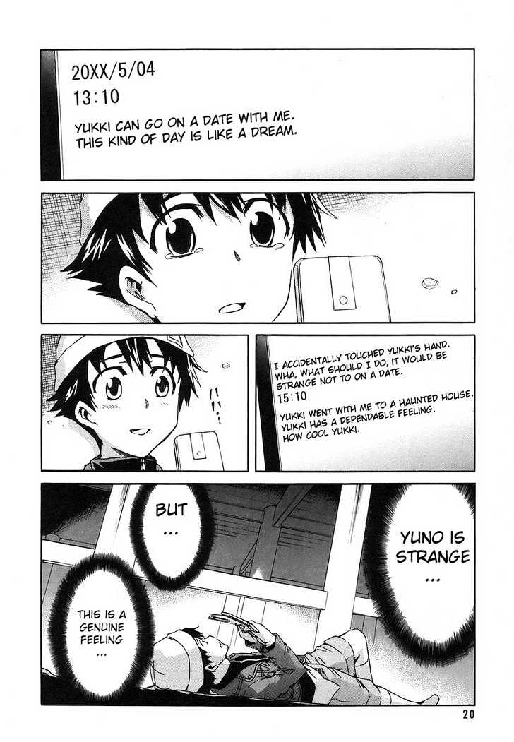 Mirai Nikki - Vol.3 Chapter 9 : Happy End - Unhappy End