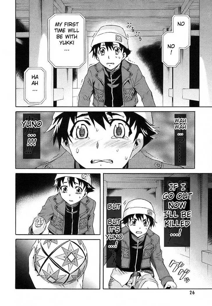 Mirai Nikki - Vol.3 Chapter 9 : Happy End - Unhappy End