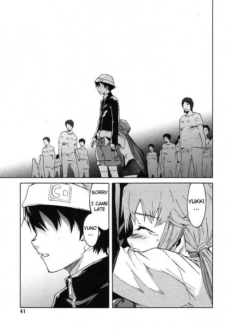 Mirai Nikki - Vol.3 Chapter 9 : Happy End - Unhappy End