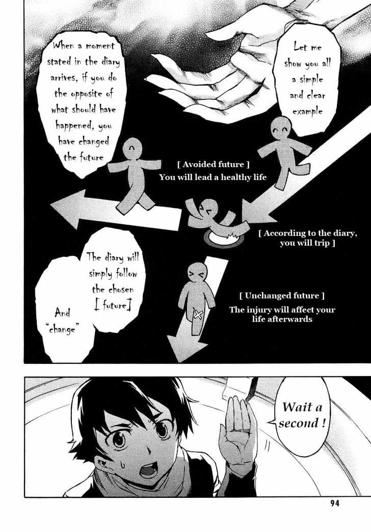 Mirai Nikki - Vol.1 Chapter 2.1 : The 12 Future Diary Holders