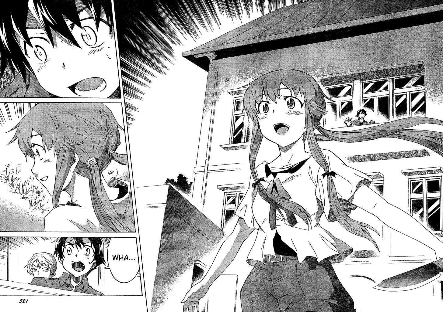 Mirai Nikki - Vol.7 Chapter 27 : Yukiteru Accelerates