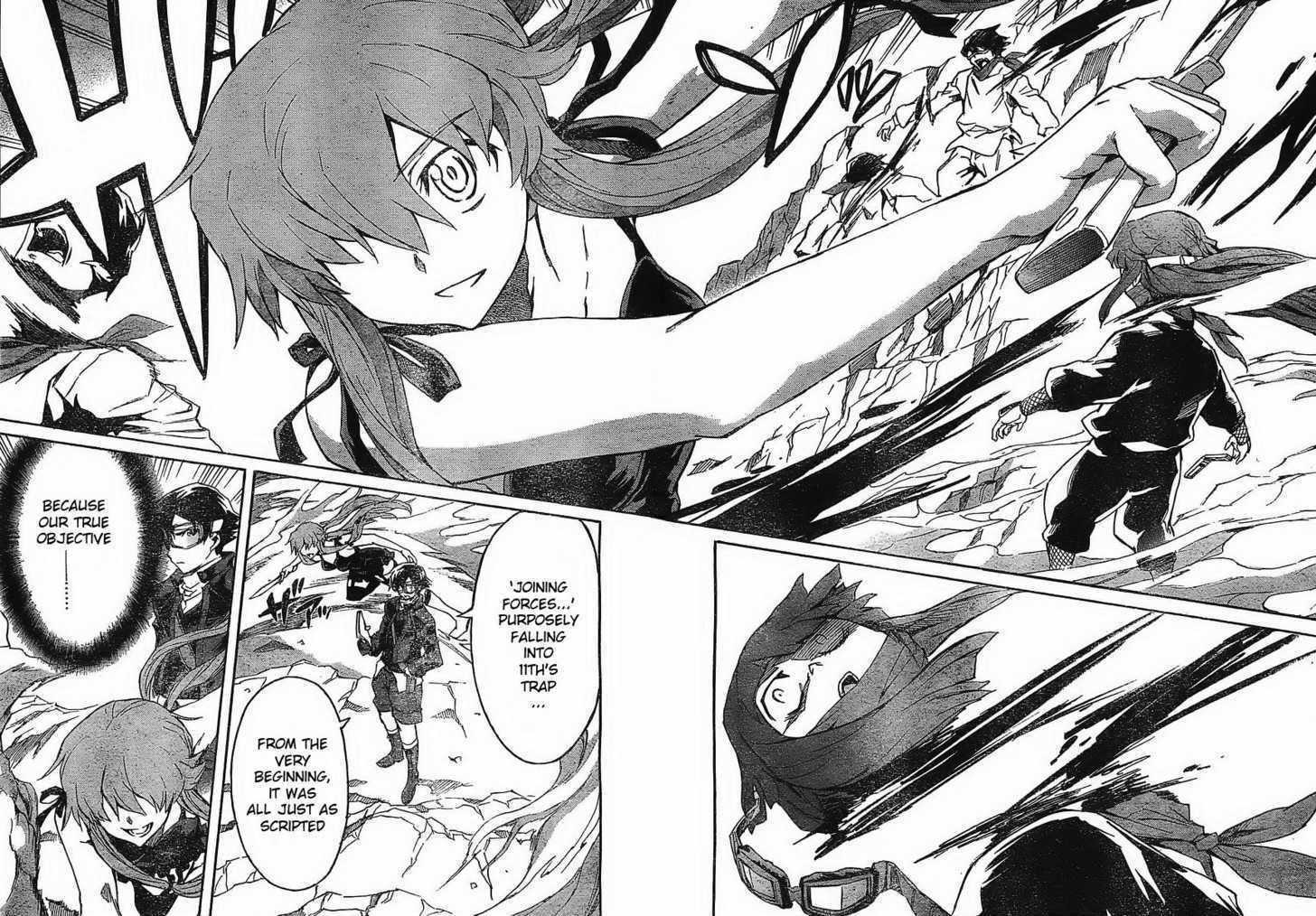 Mirai Nikki - Vol.8 Chapter 37 : Strike Back