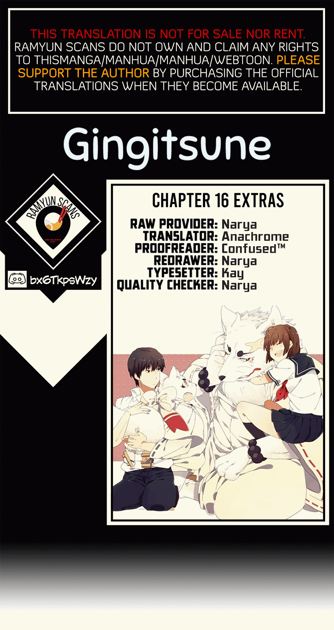 Gingitsune - Chapter 16.1: V3 Extras