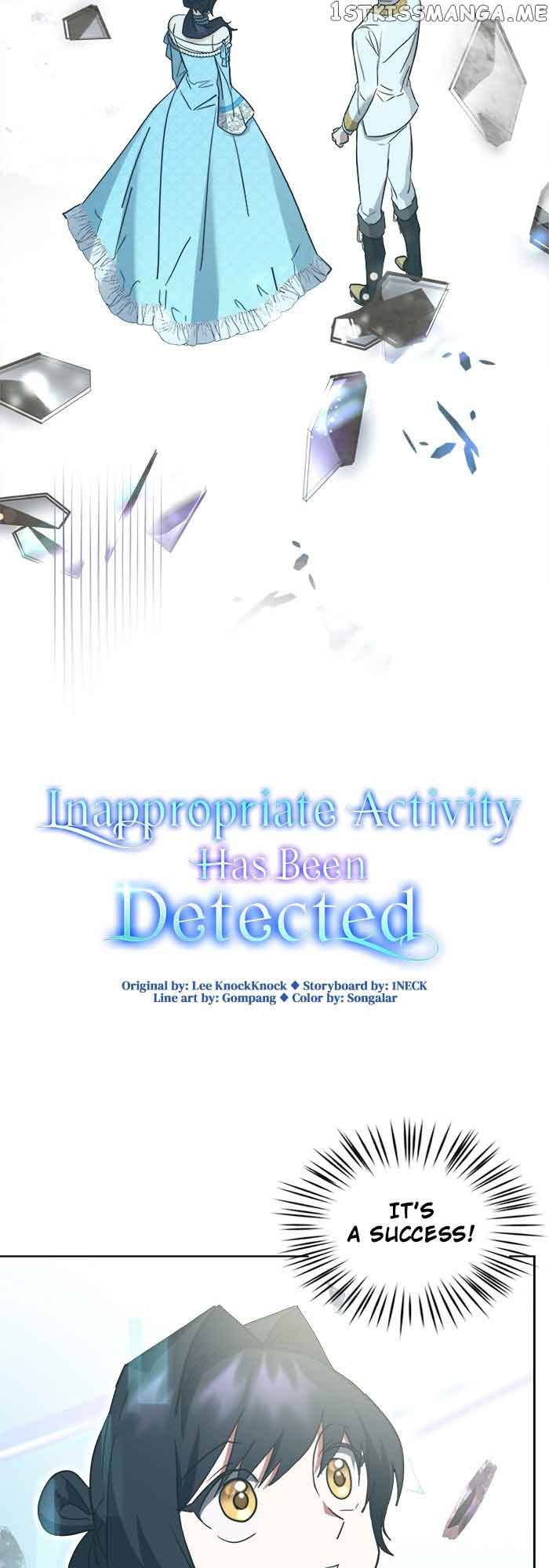 Inappropriate Activity Has Been Detected - Chapter 7