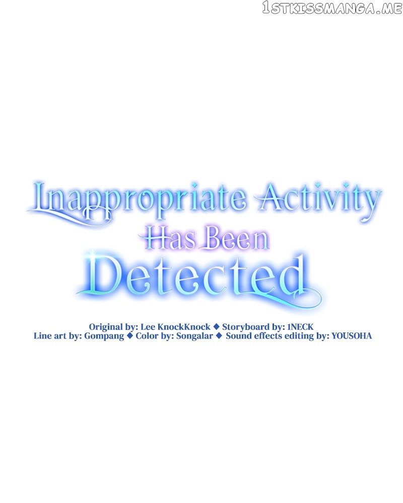 Inappropriate Activity Has Been Detected - Chapter 28