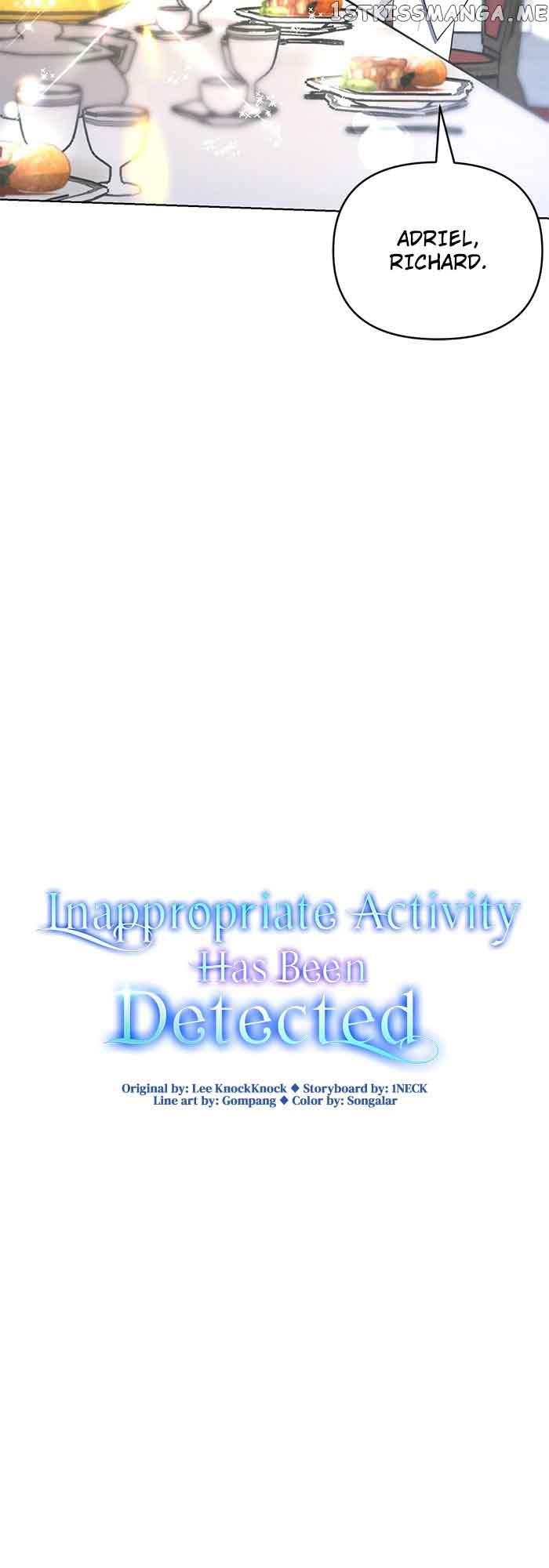 Inappropriate Activity Has Been Detected - Chapter 4